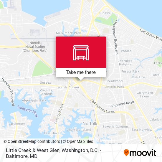 Mapa de Little Creek & West Glen