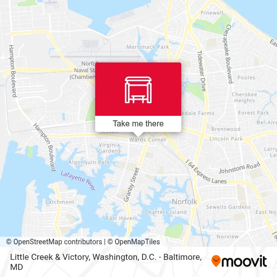 Little Creek & Victory map