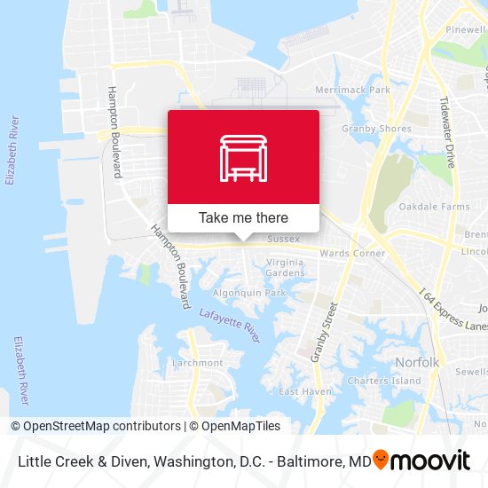 Mapa de Little Creek & Diven