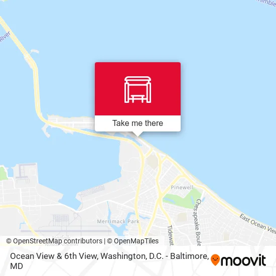 Ocean View & 6th View map