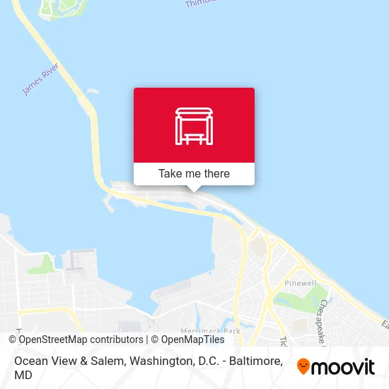 Ocean View & Salem map