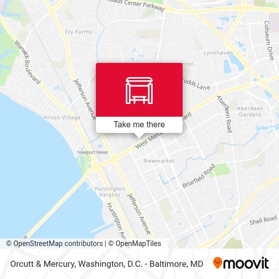 Orcutt & Mercury map