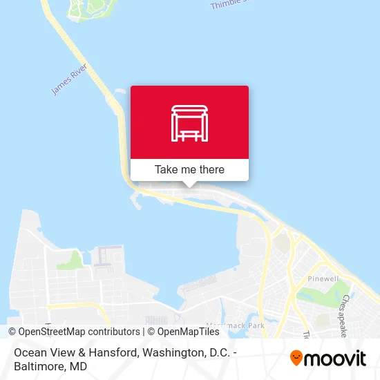 Ocean View & Hansford map