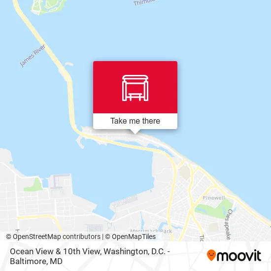 Ocean View & 10th View map