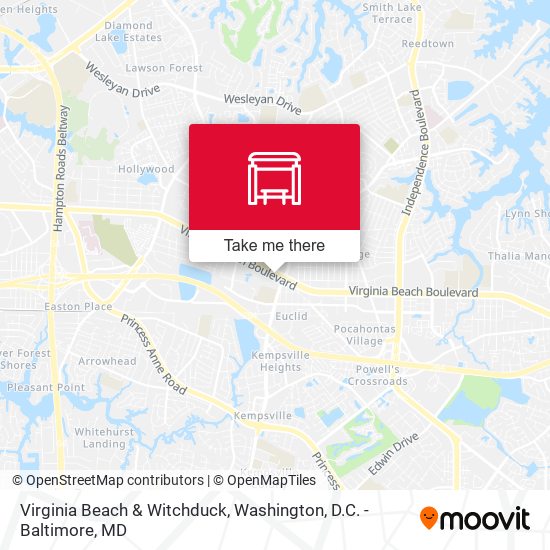 Virginia Beach & Witchduck map