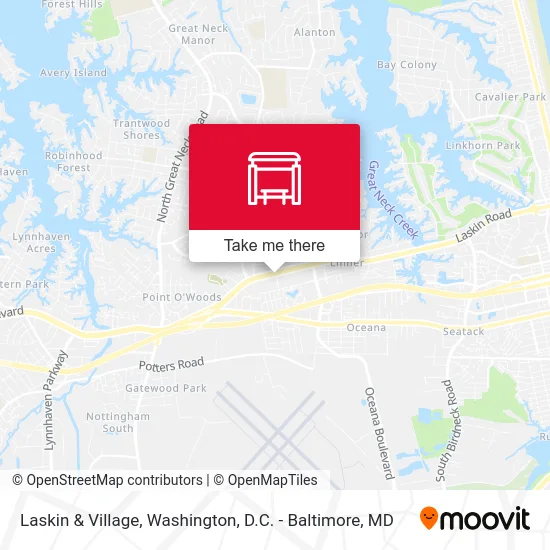 Laskin & Village map