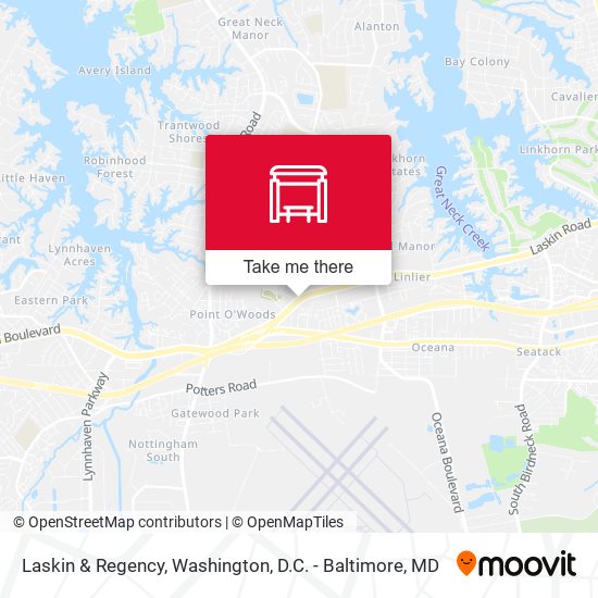 Laskin & Regency map