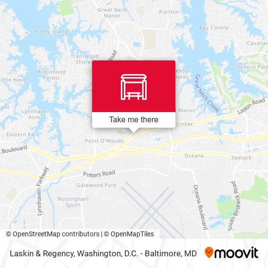 Laskin & Regency map