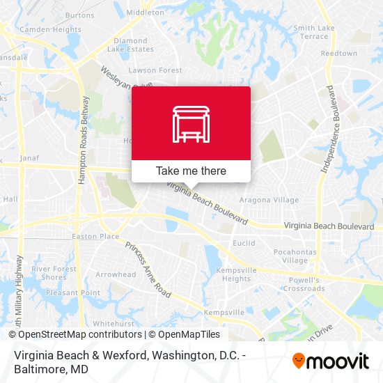 Virginia Beach & Wexford map