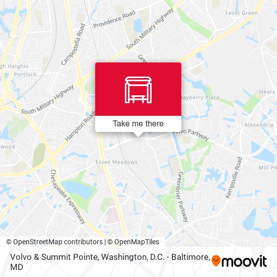Volvo & Summit Pointe map
