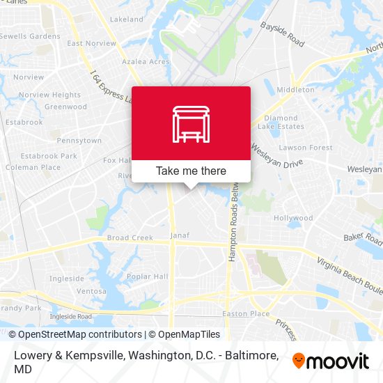 Mapa de Lowery & Kempsville