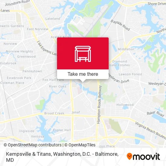 Kempsville & Titans map