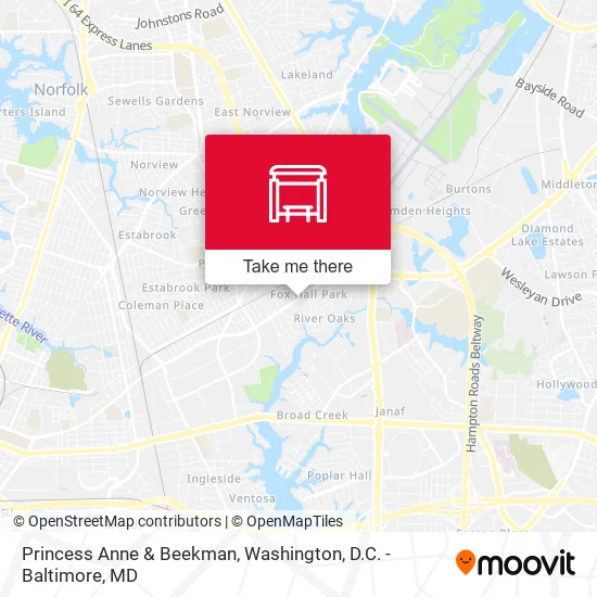 Princess Anne & Beekman map