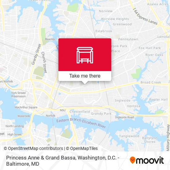 Princess Anne & Grand Bassa map