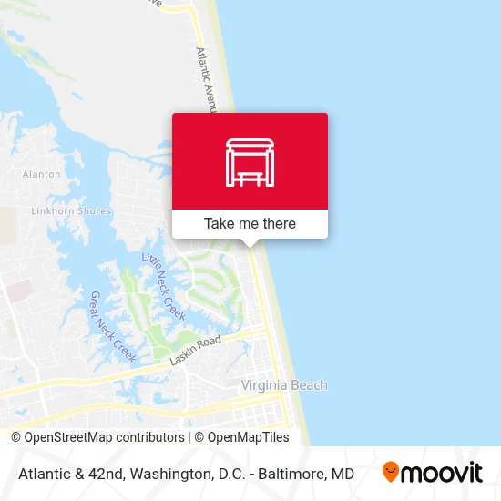 Atlantic & 42nd map