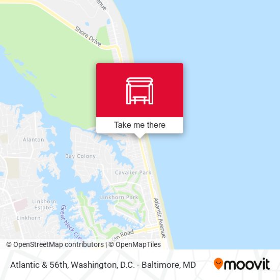Atlantic & 56th map