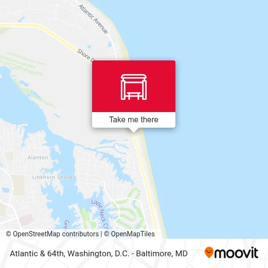 Atlantic & 64th map