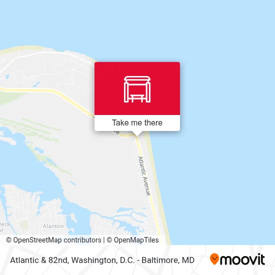 Atlantic & 82nd map