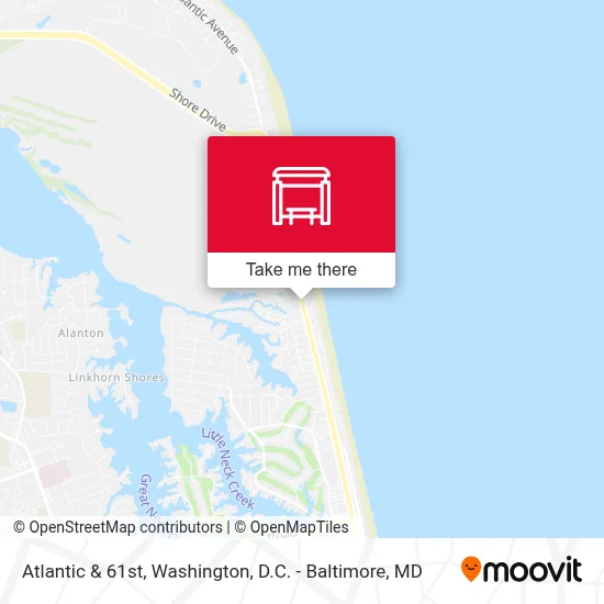 Atlantic & 61st map