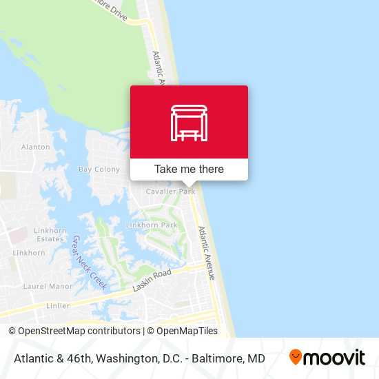 Mapa de Atlantic & 46th