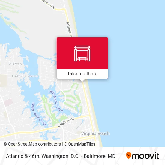 Atlantic & 46th map