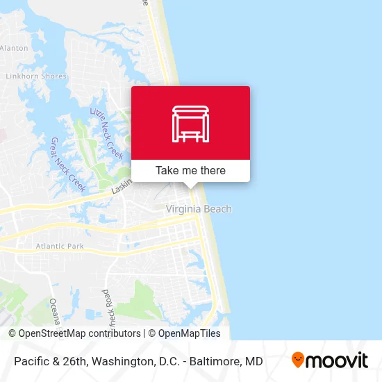 Pacific & 26th map