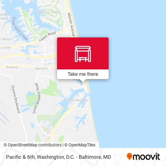 Pacific & 6th map