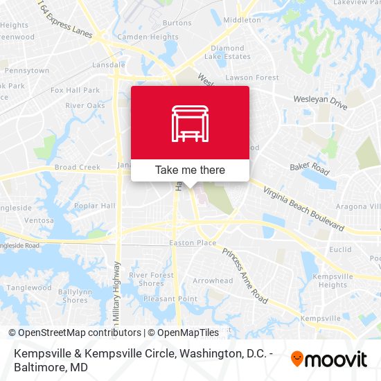 Kempsville & Kempsville Circle map