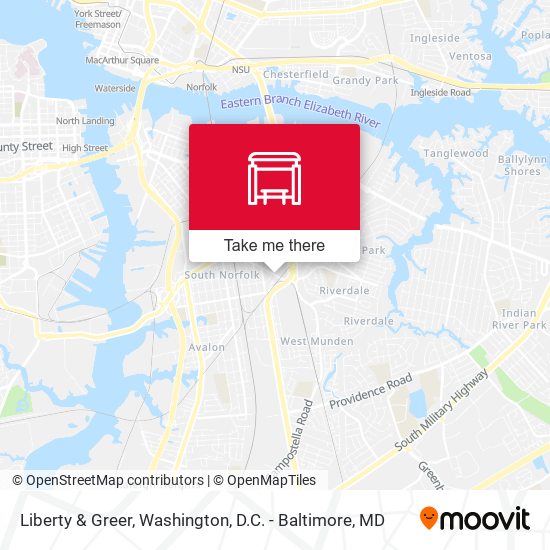 Liberty & Greer map