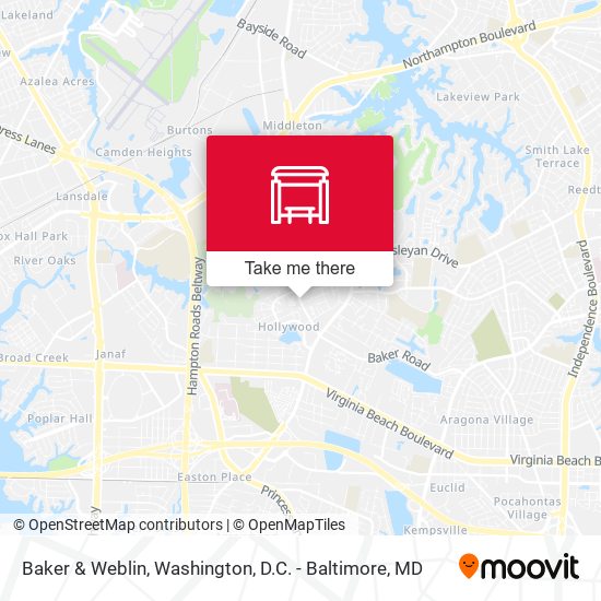 Baker & Weblin map
