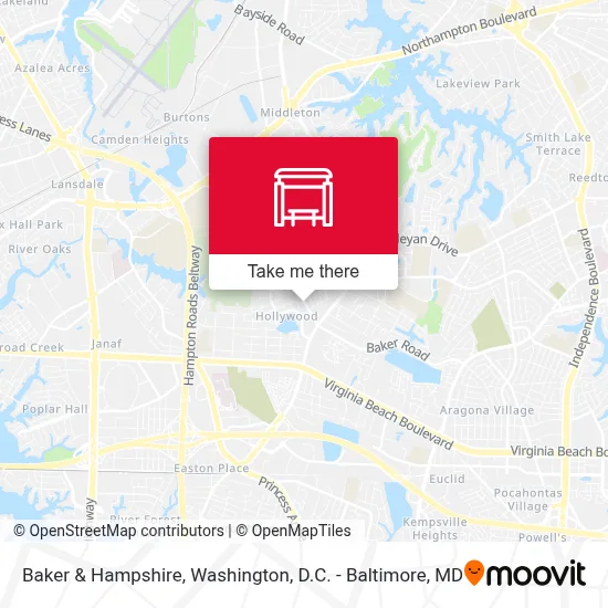 Baker & Hampshire map