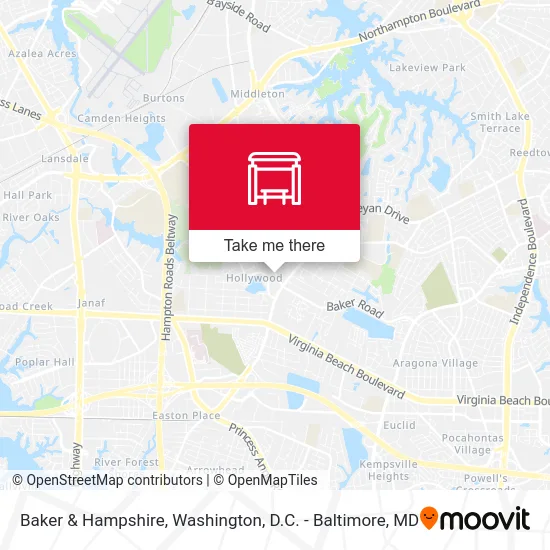 Baker & Hampshire map