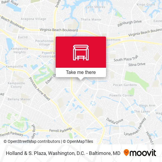 Holland & S. Plaza map