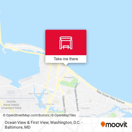 Ocean View & First View map