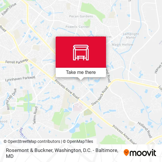 Rosemont & Buckner map