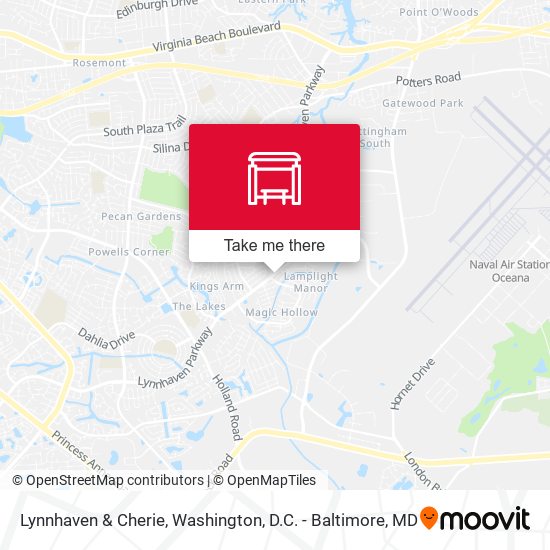 Lynnhaven & Cherie map