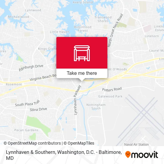 Lynnhaven & Southern map