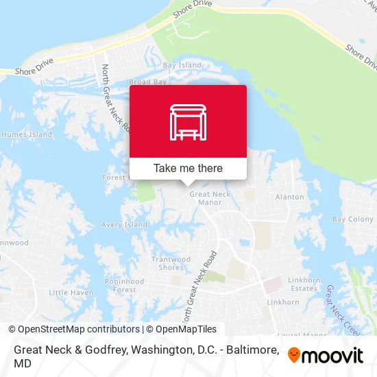 Great Neck & Godfrey map