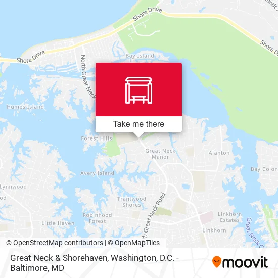 Great Neck & Shorehaven map