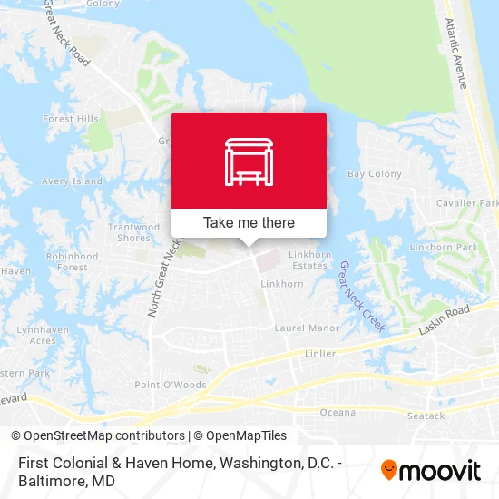 Mapa de First Colonial & Haven Home