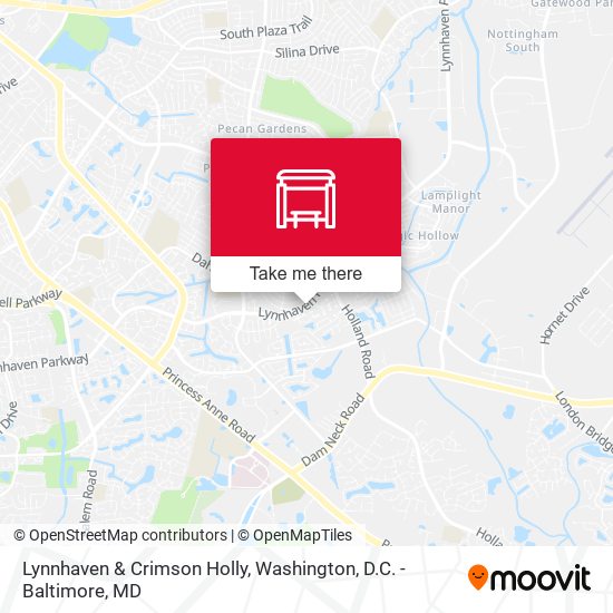 Mapa de Lynnhaven & Crimson Holly