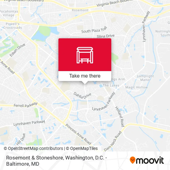 Rosemont & Stoneshore map