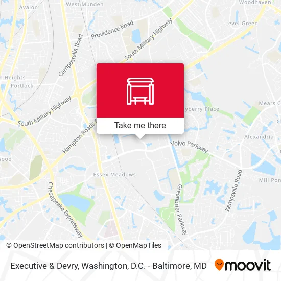 Executive & Devry map