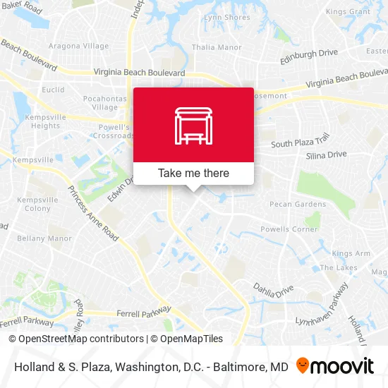 Holland & S. Plaza map