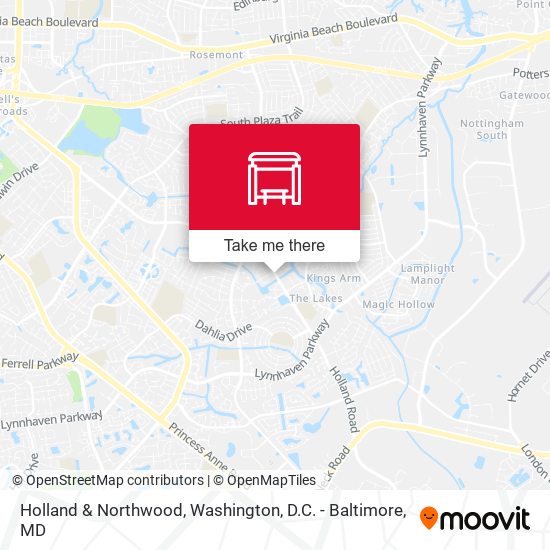 Mapa de Holland & Northwood