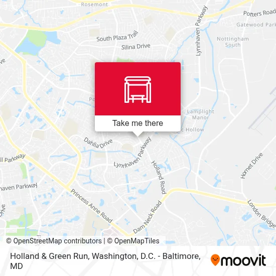 Holland & Green Run map