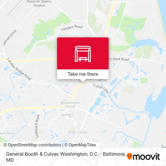 General Booth & Culver map