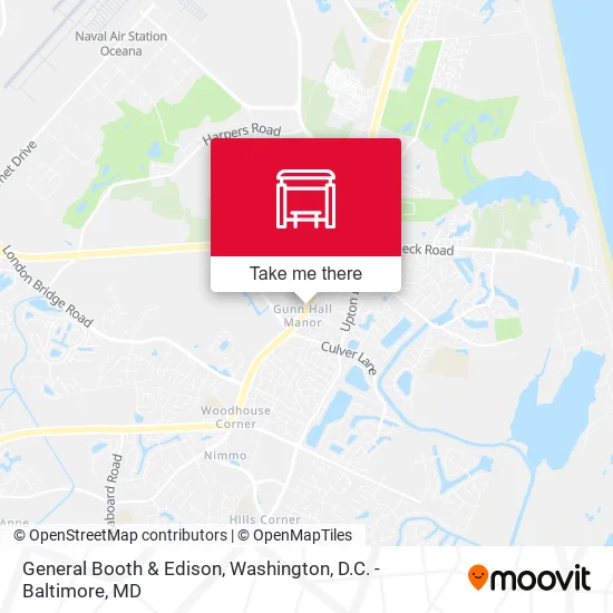 General Booth & Edison map