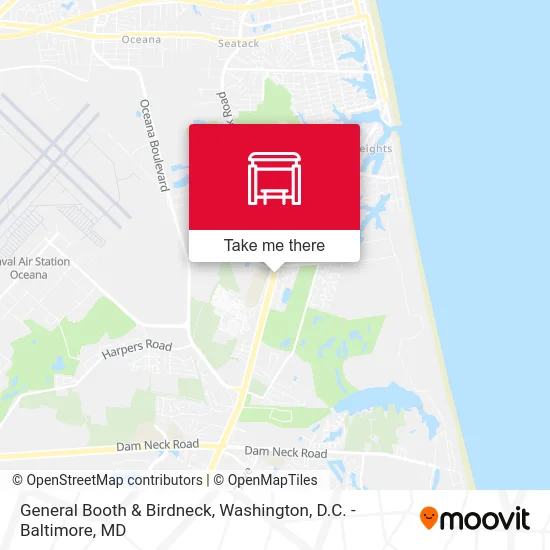 General Booth & Birdneck map