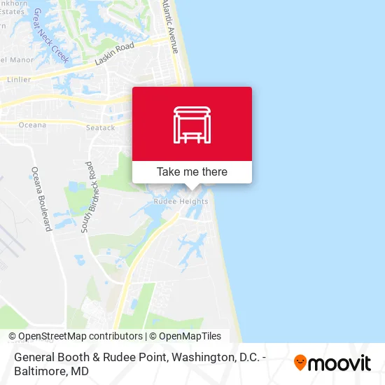 General Booth & Rudee Point map